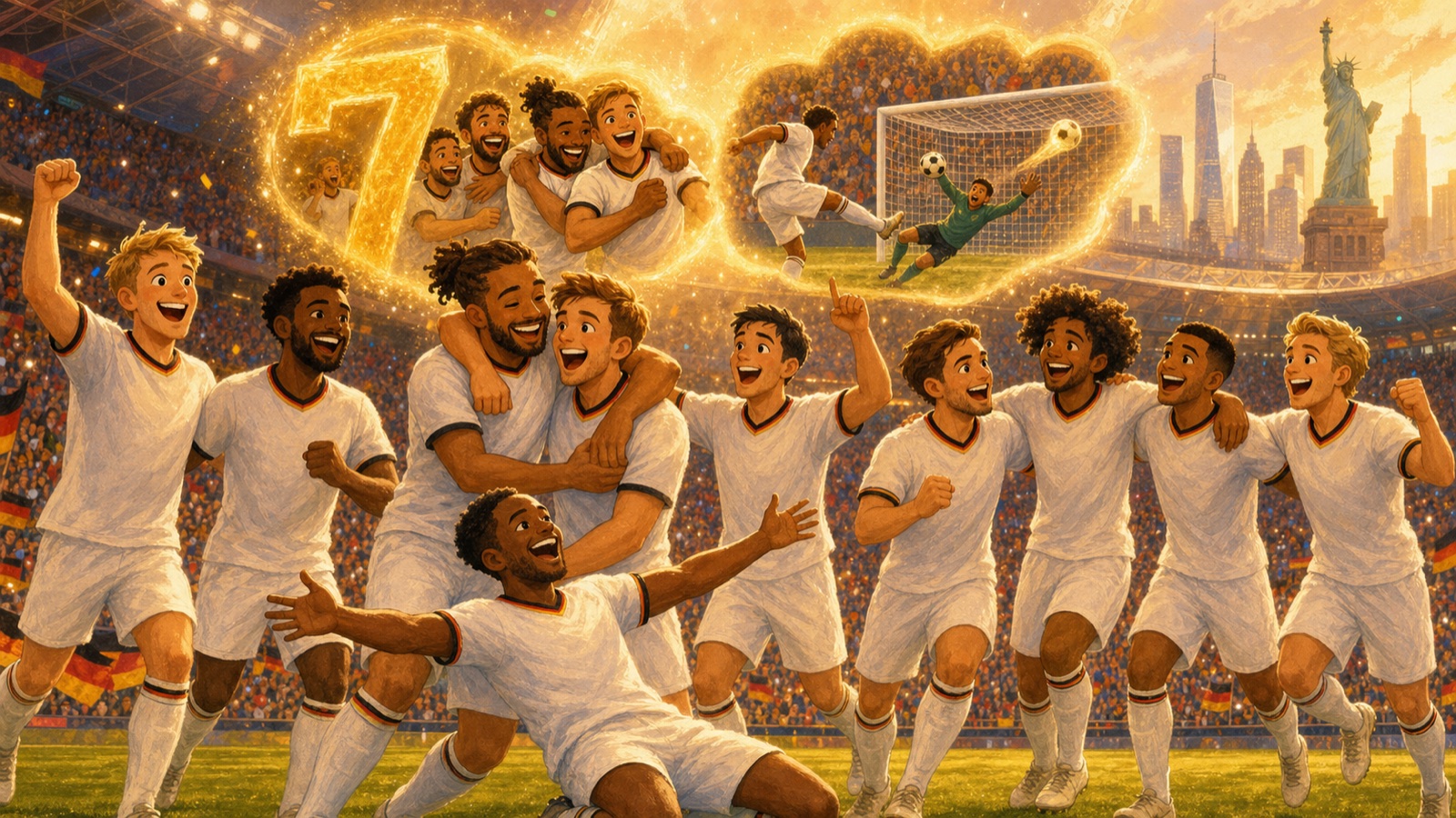 Storybook-Szene: Erinnerung an das 7:1 gegen Curaçao